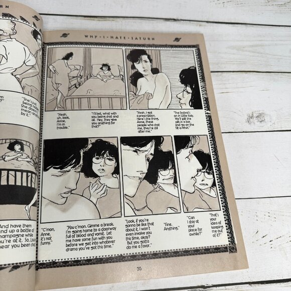 Why I Hate Saturn by Kyle Baker 1990 Hardcover Comic Graphic Novel Piranha Press - Picture 6 of 6